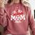 Baseball Mom Era For Women Player Mother Comfort Colors Sweatshirt Orchid