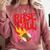 Baseball Mom Game Day Trendy Pink Leopard Mama Premium Comfort Colors Sweatshirt Orchid
