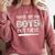 Baseball Mom And Grandma Those Are My Boys Baseball Game Comfort Colors Sweatshirt Orchid