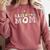 Baseball Mom Groovy Game Day Comfort Colors Sweatshirt Orchid Baseball Mom Groovy Game Day Comfort Colors Sweatshirt Orchid