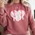 Baseball Mom Heart Comfort Colors Sweatshirt Orchid Baseball Mom Heart Comfort Colors Sweatshirt Orchid
