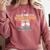 I Am A Baseball Mom With A Hood Playlist Comfort Colors Sweatshirt Orchid