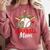 Baseball Mom Leopard Heart Mother's Day Girls Comfort Colors Sweatshirt Orchid Baseball Mom Leopard Heart Mother's Day Girls Comfort Colors Sweatshirt Orchid