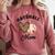 Baseball Mom Leopard Heart Baseball Player Kids Comfort Colors Sweatshirt Orchid