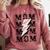 Baseball MOM Lightning Bolt Tshirt Retro Comfort Colors Sweatshirt Orchid