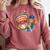 Baseball Mom Mama Mother's In My Baseball Mom Era Comfort Colors Sweatshirt Orchid
