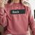 Baseball Mom Moms Against Baseball Pants On Back Comfort Colors Sweatshirt Orchid