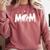 Baseball Mom Mother's Day Mama Sport Comfort Colors Sweatshirt Orchid Baseball Mom Mother's Day Mama Sport Comfort Colors Sweatshirt Orchid