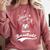 Baseball Mom Sayings Just A Mom That Loves Baseball Comfort Colors Sweatshirt Orchid