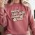 Baseball Mom Somebody's Loud Mouth Baseball Mama Comfort Colors Sweatshirt Orchid