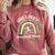 Baseball Mom St Patrick's Day Irish Shamrock Sports Comfort Colors Sweatshirt Orchid