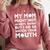 Baseball Mom Swing Watch Mouth Baseball Boy Premium Comfort Colors Sweatshirt Orchid Baseball Mom Swing Watch Mouth Baseball Boy Premium Comfort Colors Sweatshirt Orchid