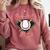 Baseball Mom T-Ball Mom Little League Mom Apparel Comfort Colors Sweatshirt Orchid