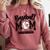 Baseball Mom Varsity Baseball Mama Cute Mother's Day Comfort Colors Sweatshirt Orchid