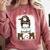 Baseball Mom Women Messy Bun Leopard Mother's Day Comfort Colors Sweatshirt Orchid Baseball Mom Women Messy Bun Leopard Mother's Day Comfort Colors Sweatshirt Orchid