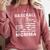 Baseball Momma Mom USA Flag 4th Of July Comfort Colors Sweatshirt Orchid