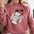 Baseball Moms Cute Take Me To The Ballpark Sports Athletic Comfort Colors Sweatshirt Orchid
