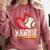 Baseball Nannie Baseball Heart Family Matching Comfort Colors Sweatshirt Orchid Baseball Nannie Baseball Heart Family Matching Comfort Colors Sweatshirt Orchid