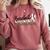 Baseball Nonna Women BallPark Nonna Baseball Mom Comfort Colors Sweatshirt Orchid