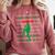Baseball Player Christmas Pajama Send It Xmas PJs Boys Comfort Colors Sweatshirt Orchid