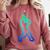 Baseball Player Graphic Comfort Colors Sweatshirt Orchid Baseball Player Graphic Comfort Colors Sweatshirt Orchid