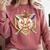 Baseball Pumpkin Halloween Baseball Drip Spooky Halloween Comfort Colors Sweatshirt Orchid