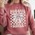 Baseball Sister Comfort Colors Sweatshirt Orchid