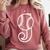 Baseball Sport Player Monogram Cool Initial Letter J Comfort Colors Sweatshirt Orchid Baseball Sport Player Monogram Cool Initial Letter J Comfort Colors Sweatshirt Orchid