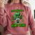 Baseball St Patrick's Day Irish Shamrock Trendy Comfort Colors Sweatshirt Orchid