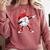Boys Valentines Baseball Comfort Colors Sweatshirt Orchid Boys Valentines Baseball Comfort Colors Sweatshirt Orchid