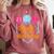 Bruh It's My Birthday Ice Cream Drip Baseball Birthday Comfort Colors Sweatshirt Orchid