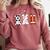 Bunny Football Baseball Sport Easter Day Comfort Colors Sweatshirt Orchid Bunny Football Baseball Sport Easter Day Comfort Colors Sweatshirt Orchid