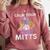 Calm Your Mitts Baseball Ice Cream Drip Crossed Bats Sport Comfort Colors Sweatshirt Orchid