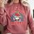 Calm Your Mitts Baseball Mom Sport Lover Comfort Colors Sweatshirt Orchid