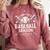 I Can't It's Baseball Season Comfort Colors Sweatshirt Orchid