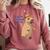 Capybara Calm Your Mitts Baseball Mom Sport Lover Tee Comfort Colors Sweatshirt Orchid