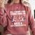 Christmas Baseball Bats Catcher Mitts Holiday Tee Comfort Colors Sweatshirt Orchid