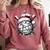 Christmas Baseball Boy Youth Kid Men Santa Hat Xmas Baseball Comfort Colors Sweatshirt Orchid Christmas Baseball Boy Youth Kid Men Santa Hat Xmas Baseball Comfort Colors Sweatshirt Orchid