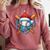 Christmas Baseball Drip For Boys Kids Ice Cream Drip Comfort Colors Sweatshirt Orchid
