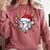 Christmas Baseball Santa Hat For Baseball Players Fans Comfort Colors Sweatshirt Orchid Christmas Baseball Santa Hat For Baseball Players Fans Comfort Colors Sweatshirt Orchid