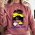 Colombia Baseball Mom Messy Bun Comfort Colors Sweatshirt Orchid