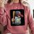 Cool Dollar Bill Guy With Cap And Baseball Costume Premium Tri-Blend Comfort Colors Sweatshirt Orchid