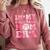 Coquette Bow In My Baseball Mom Era Baseball Mama Mother Day Comfort Colors Sweatshirt Orchid