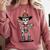 Cowboy Skeleton Baseball Halloween Graphic Comfort Colors Sweatshirt Orchid Cowboy Skeleton Baseball Halloween Graphic Comfort Colors Sweatshirt Orchid