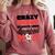 Crazy Proud Always Loud Baseball Mom Saying Premium Comfort Colors Sweatshirt Orchid