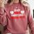 Crazy Proud Always Loud Baseball Mom Shirt Baseball Comfort Colors Sweatshirt Orchid