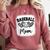 Custom Baseball Mom Number 8 Heart For Mom Comfort Colors Sweatshirt Orchid