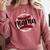 Custom Hustle Tball Tee Ball Baseball Mom Comfort Colors Sweatshirt Orchid