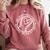 Custom Hustle Tball Tee Ball Mama Baseball Mom Comfort Colors Sweatshirt Orchid