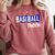 Custom Hustle Tball Tee Ball Womens Baseball Mom Comfort Colors Sweatshirt Orchid Custom Hustle Tball Tee Ball Womens Baseball Mom Comfort Colors Sweatshirt Orchid